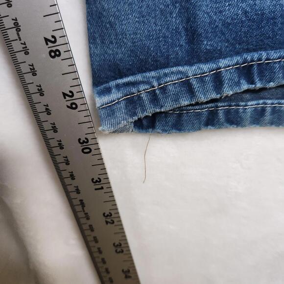 Carhartt FR Flame Resistant Jeans 40x32 Workwear Utility Denim Distress Repair - Picture 6 of 11